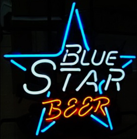 Blue Star Beer Neon Signs